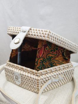 Hexagonal Rattan Bag