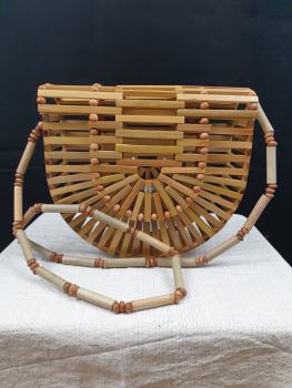 Hexagonal Rattan Bag