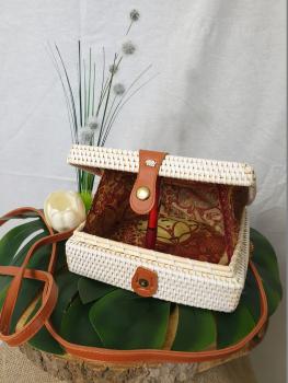 Square Rattan Bag 2