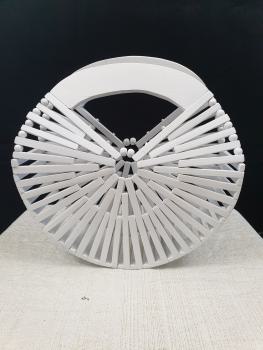 Round Bamboo Handbag