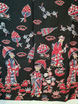 Batikstoff  -asiatisch
