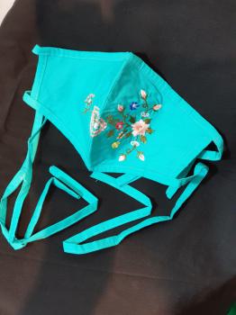 Nose and mouth Mask with embroidery 5