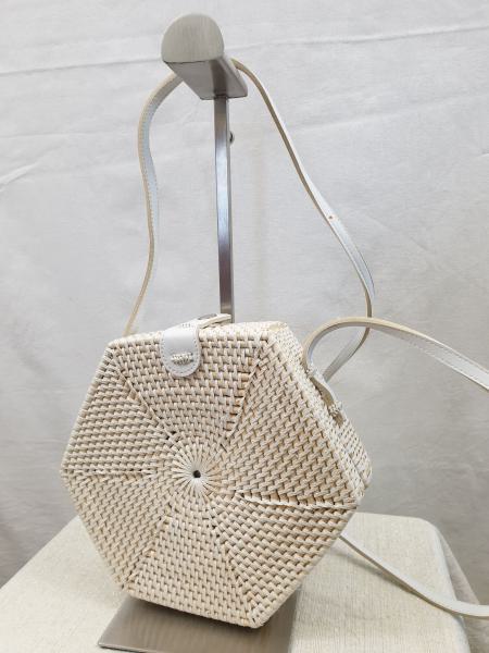 Hexagonal Rattan Bag