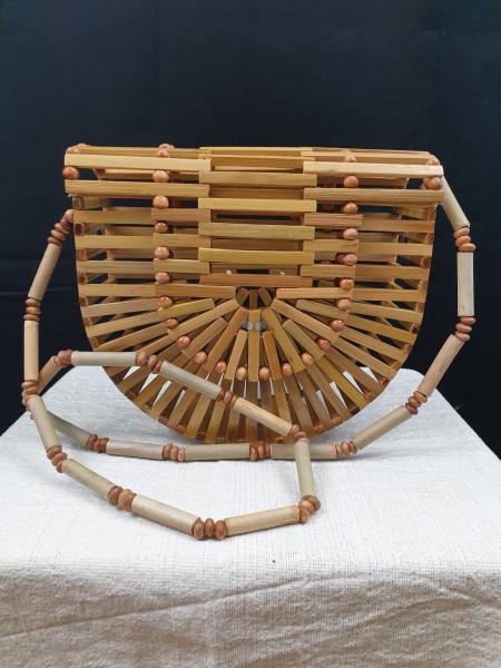 Hexagonal Rattan Bag