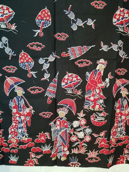 Batikstoff  -asiatisch