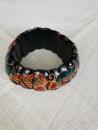Wooden Bracelet  with Batik Motifs 2