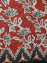 Batik - red / black / white