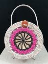 Rattan Handbag White