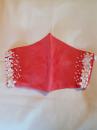 Nose and mouth Mask with pearls 4