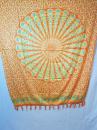 Sarong - orange mandala